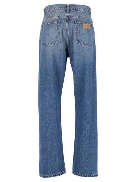 Jeans a gamba dritta