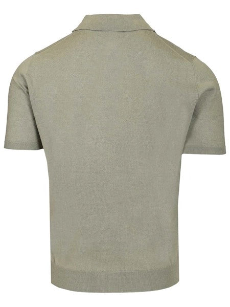 Polo in seta e cashmere