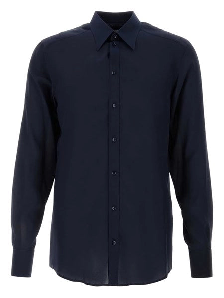 Camicia in crêpe de chine di seta