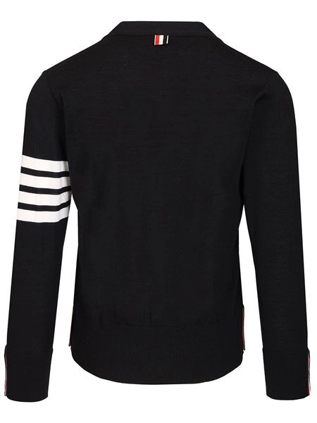 Cardigan classico con scollo a V