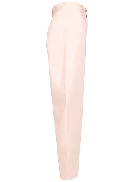 Pantaloni denim arrotondati