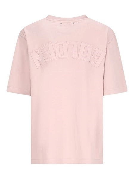T-shirt con logo reverse sul retro