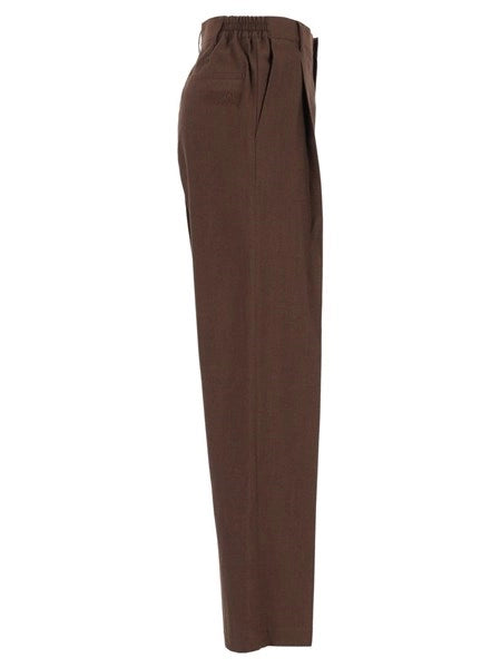 Pantaloni a gamba larga con pinces
