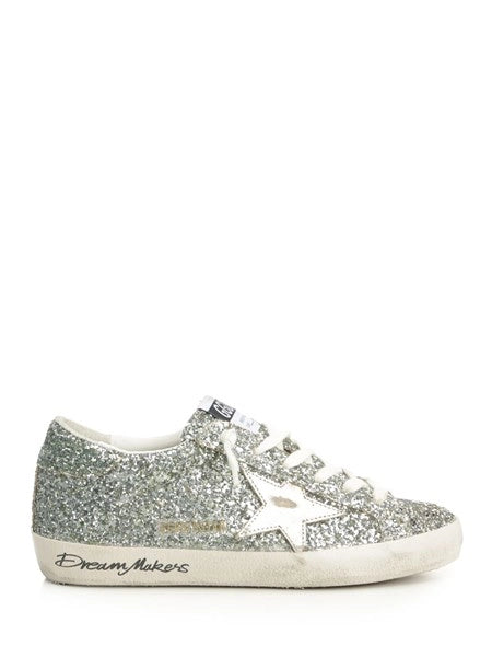 Sneaker "Super-Star" in glitter