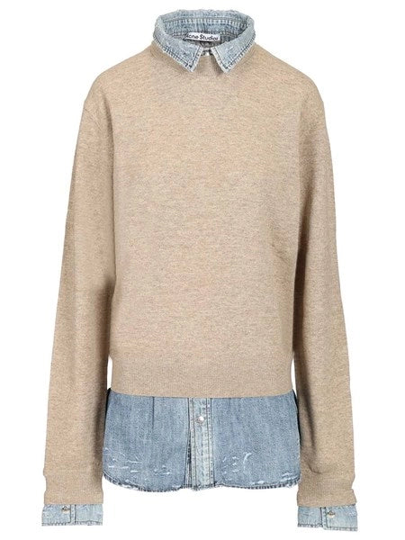Maglia in lana a strati