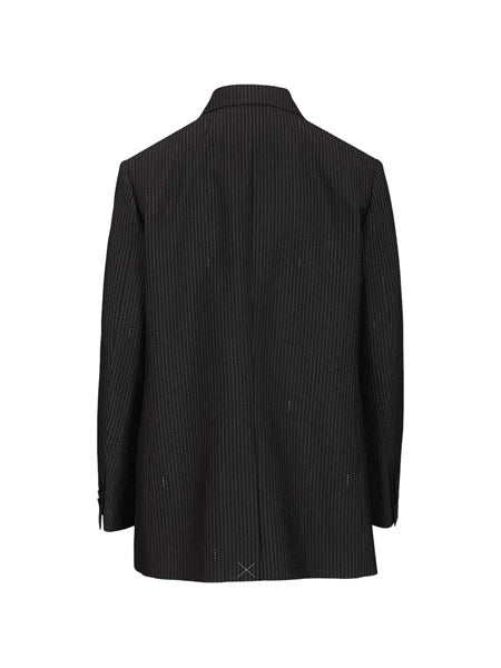 Blazer in lana gessata