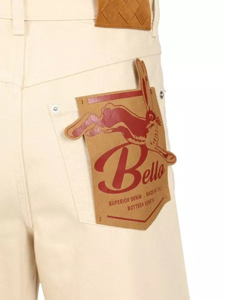 Jeans con risvolto