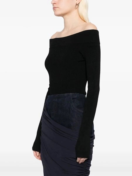 Body in maglia a coste