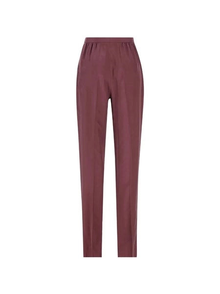 Pantaloni in seta habutai