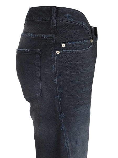 Jeans a vita curva