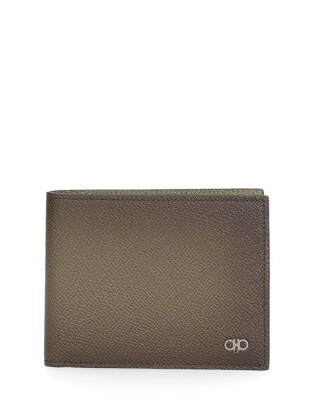 Portafoglio bifold Gancini