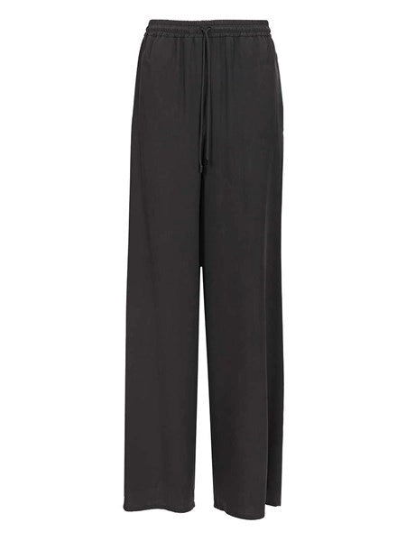 Pantalone largo in seta lavata "Genero"