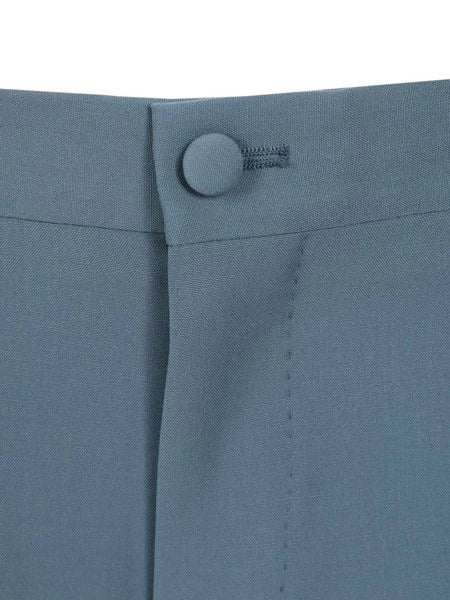 Pantaloni in popeline di lana