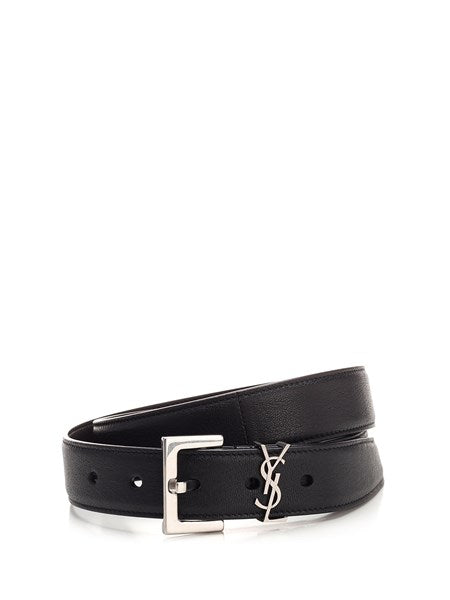 Cintura "Monogram" nera