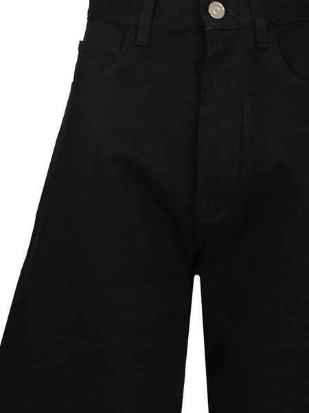 Jeans arrotondati in denim
