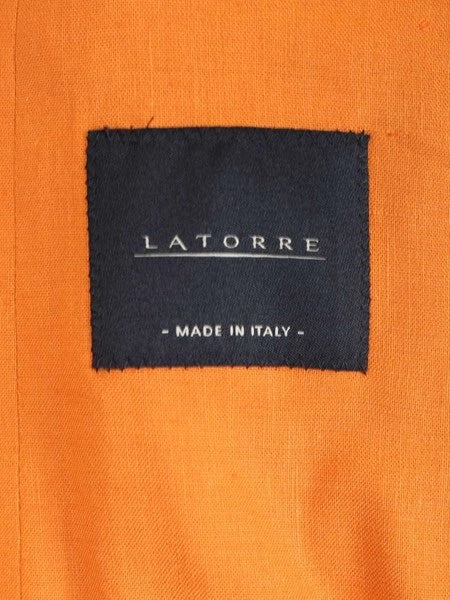 Blazer monopetto in misto lino