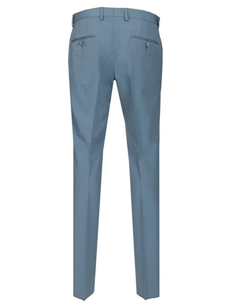 Pantaloni in popeline di lana