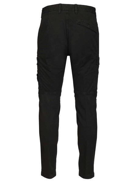 pantalone cargo in broken twill di cotone
