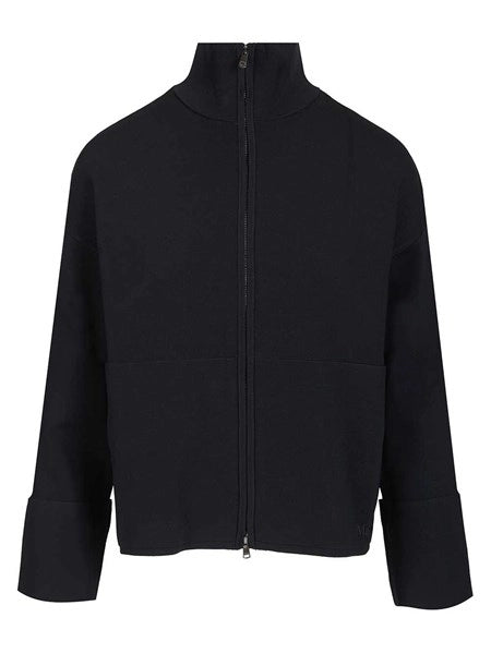 Cardigan in crêpe