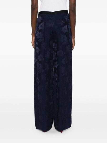 pantalone in jacquard fluido bouquet