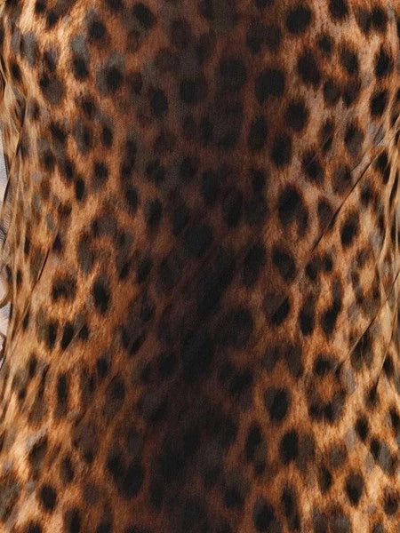 Abito aderente animalier