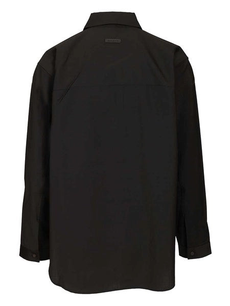 Camicia classica Oxford in lana
