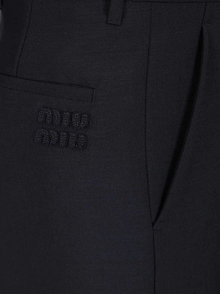 Pantaloni in kid mohair