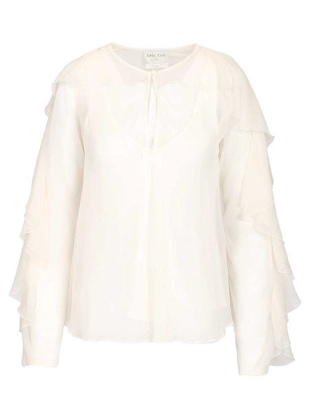 Camicia con volant