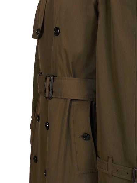 Trench lungo e leggero in cotone