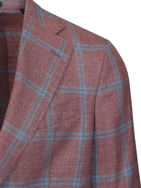 Blazer sfoderato check