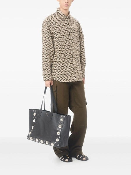 Giacca in misto cotone jacquard Toute La V