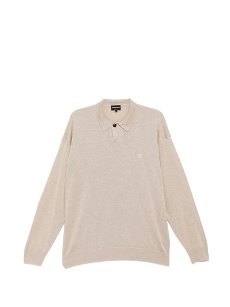 Maglia polo manica lunga