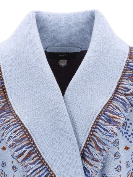 Cardigan in cashmere bandana