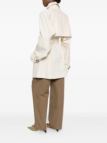 Trench in cotone lavato