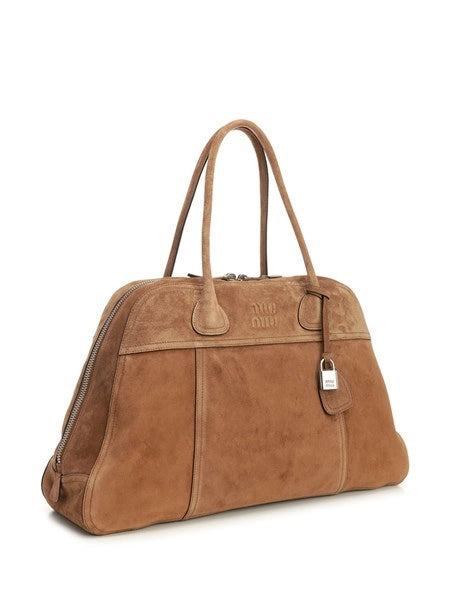 Borsa Vivant in pelle scamosciata