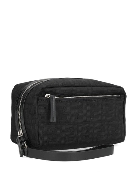 Beauty case piccolo con doppia cerniera