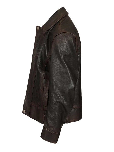 Giacca bomber in nappa