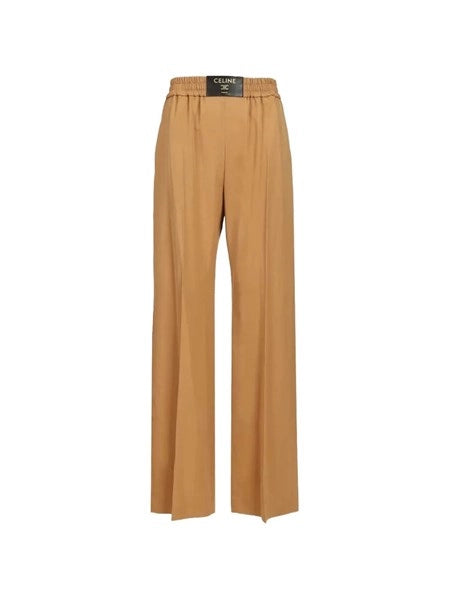 Pantaloni in twill di lana