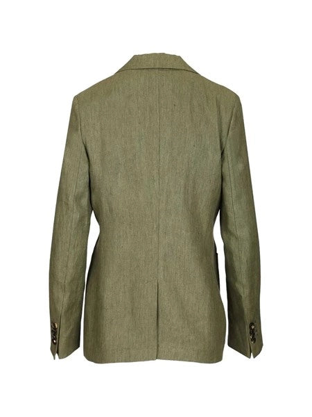 Blazer monopetto in lino