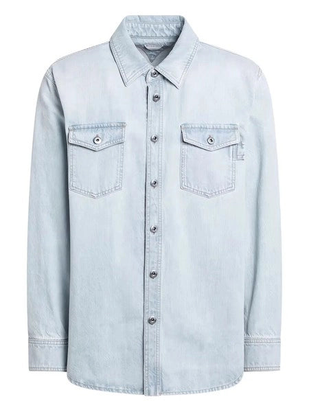 Overshirt in denim Extra Bleach