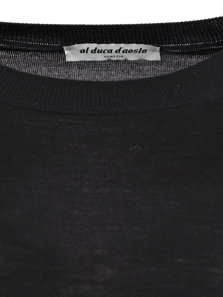 Maglia girocollo in lana 180s