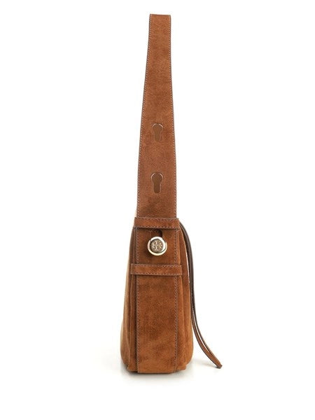Romy Suede Shoulder Bag