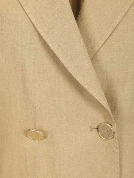 Blazer doppiopetto in lino