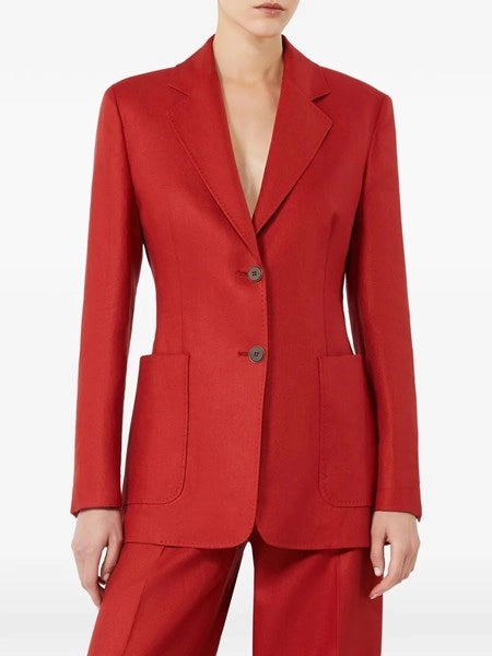Blazer monopetto in lino