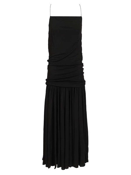 Abito midi in jersey arricciato Abiha