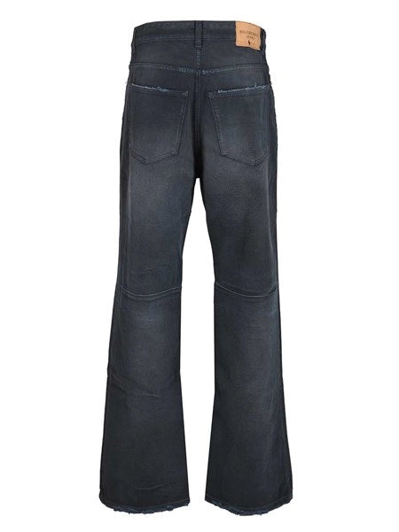 Jeans regular délavé