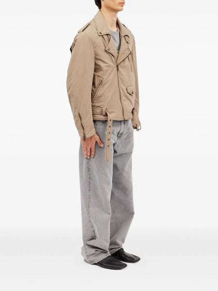 Giacca biker in cotone