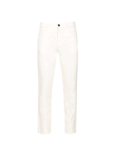 pantaloni Roccia in lino e cotone