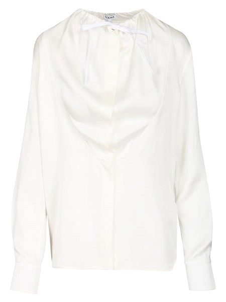 Blusa in raso di seta