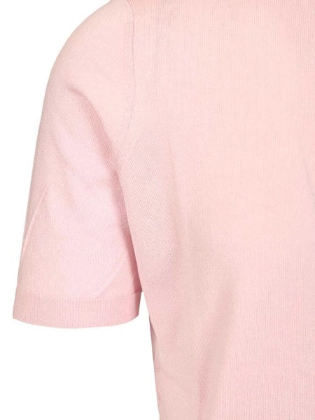 Polo in seta e cashmere